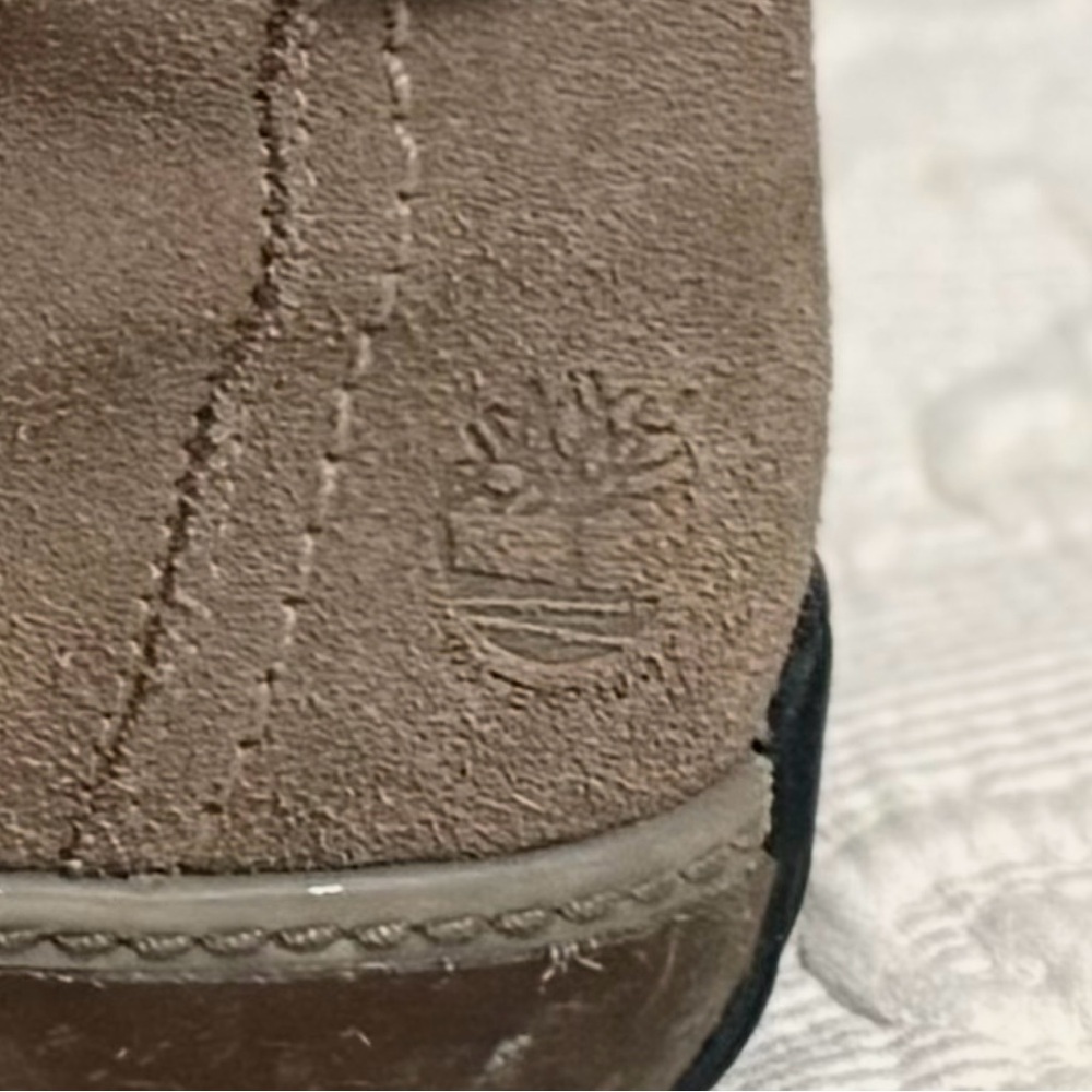 Gently Worn Timberland Grandby Tan Suede Tall Boots - Picture 6 of 8